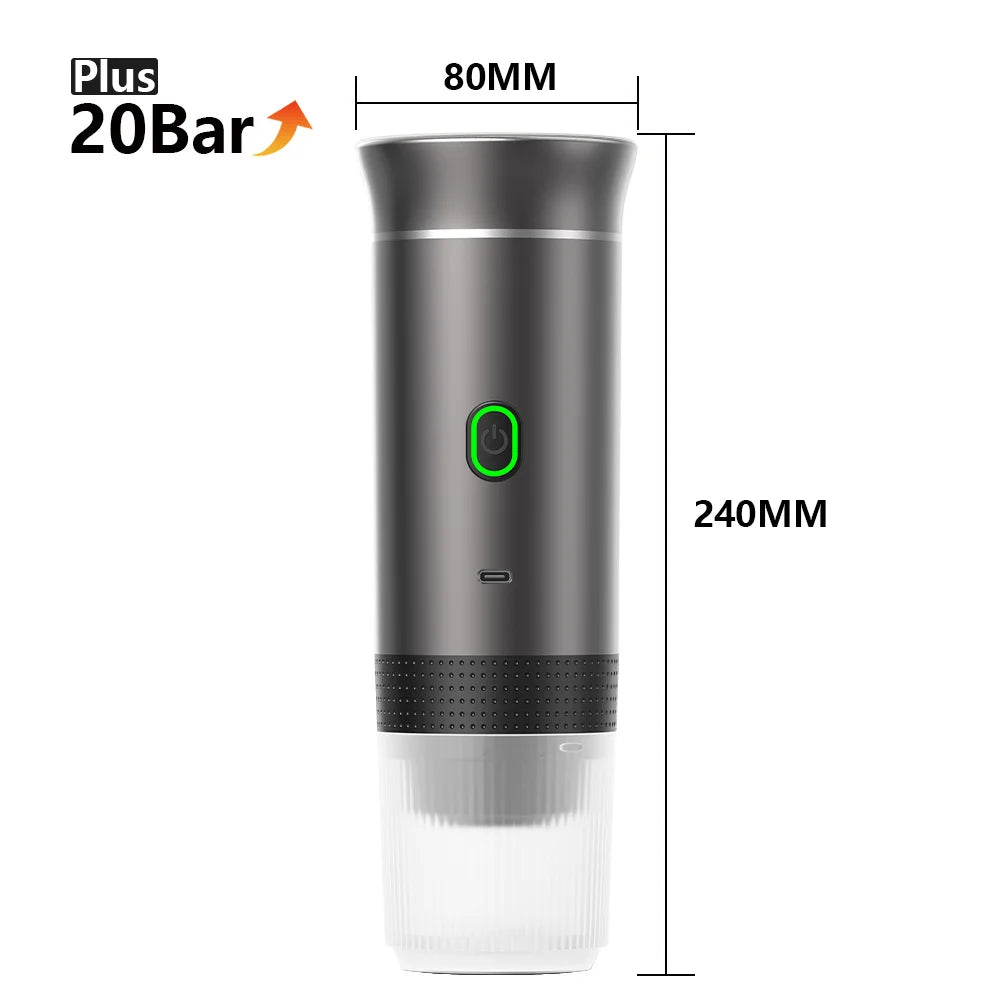 Portable Espresso Coffee Machine for Car & Home