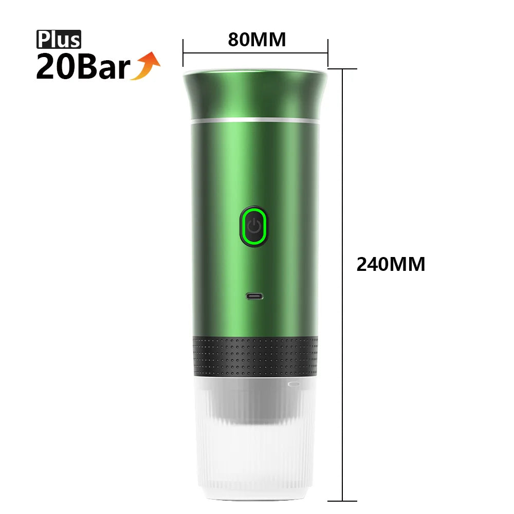 Portable Espresso Coffee Machine for Car & Home