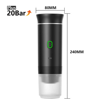 Portable Espresso Coffee Machine for Car & Home